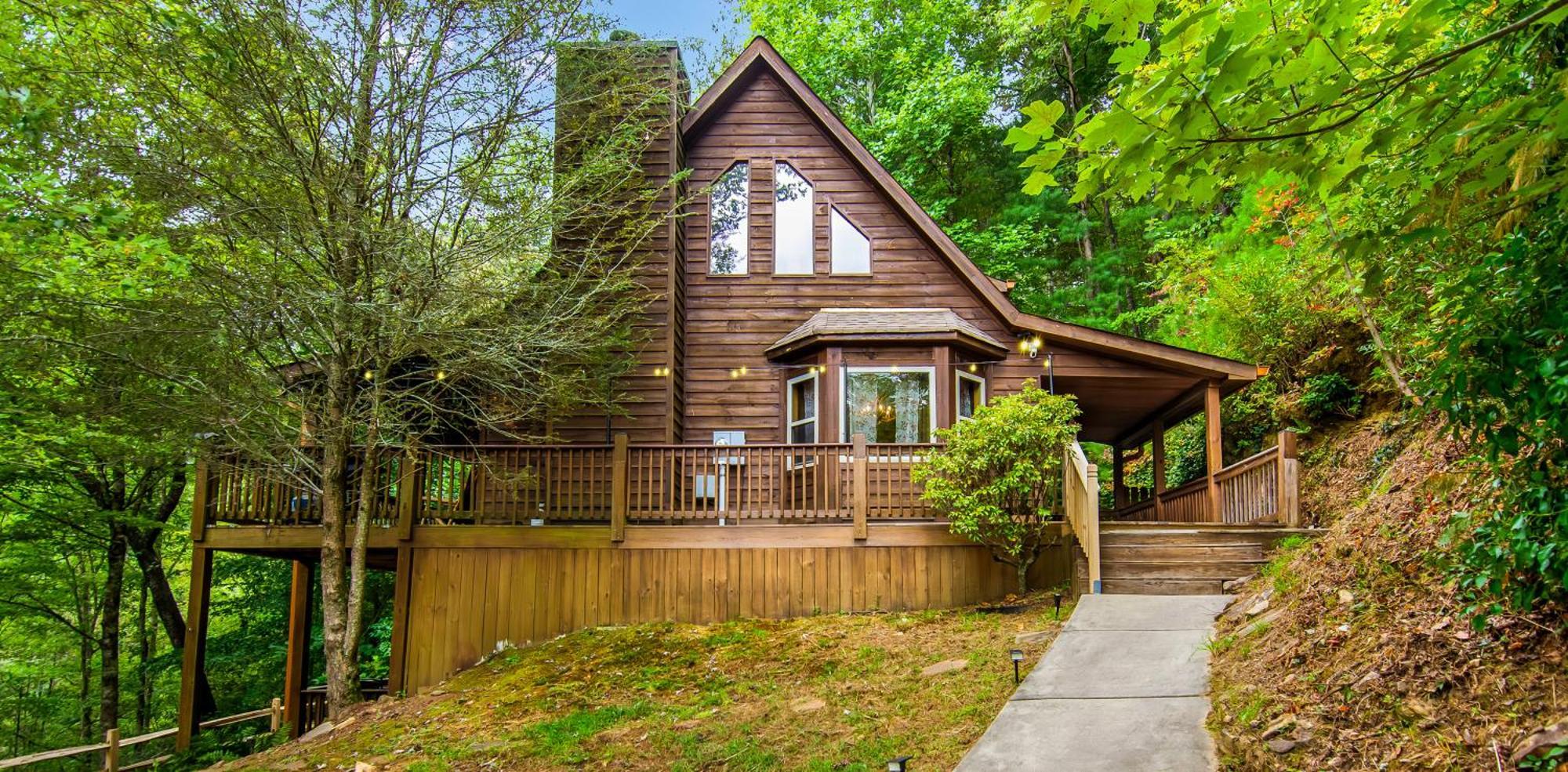 Amazing Creek View Cabin W/ Hot Tub, Firepit & Pool Table Ellijay Extérieur photo
